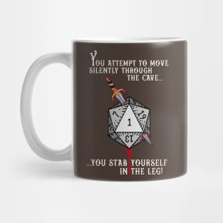 Dark Caves and Bad Dice Mug